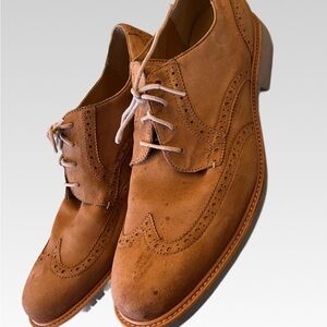 Cole Haan Tan Leather Derbys